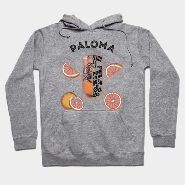 Paloma Cocktail Drink Hoodie by Pistacchio Gift